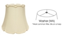 Macy's Cloth&Wire Slant Empire Cyliner "V" Notch Softback Lampshade with Washer Fitter